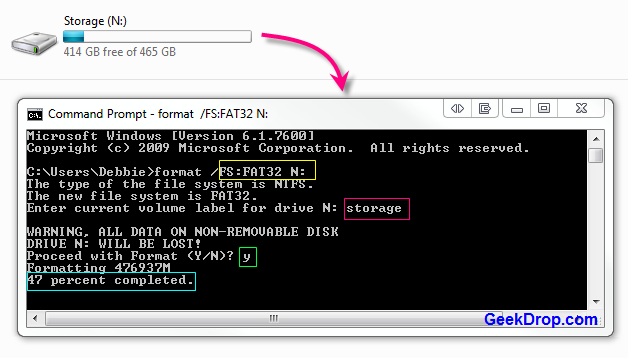 Format Harddisk In Windows Vista