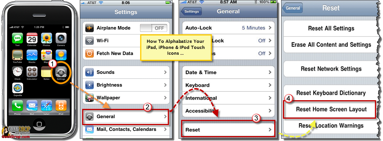 Arrange Icons Alphabetically On An Ipad Iphone Or Ipod Touch How To
