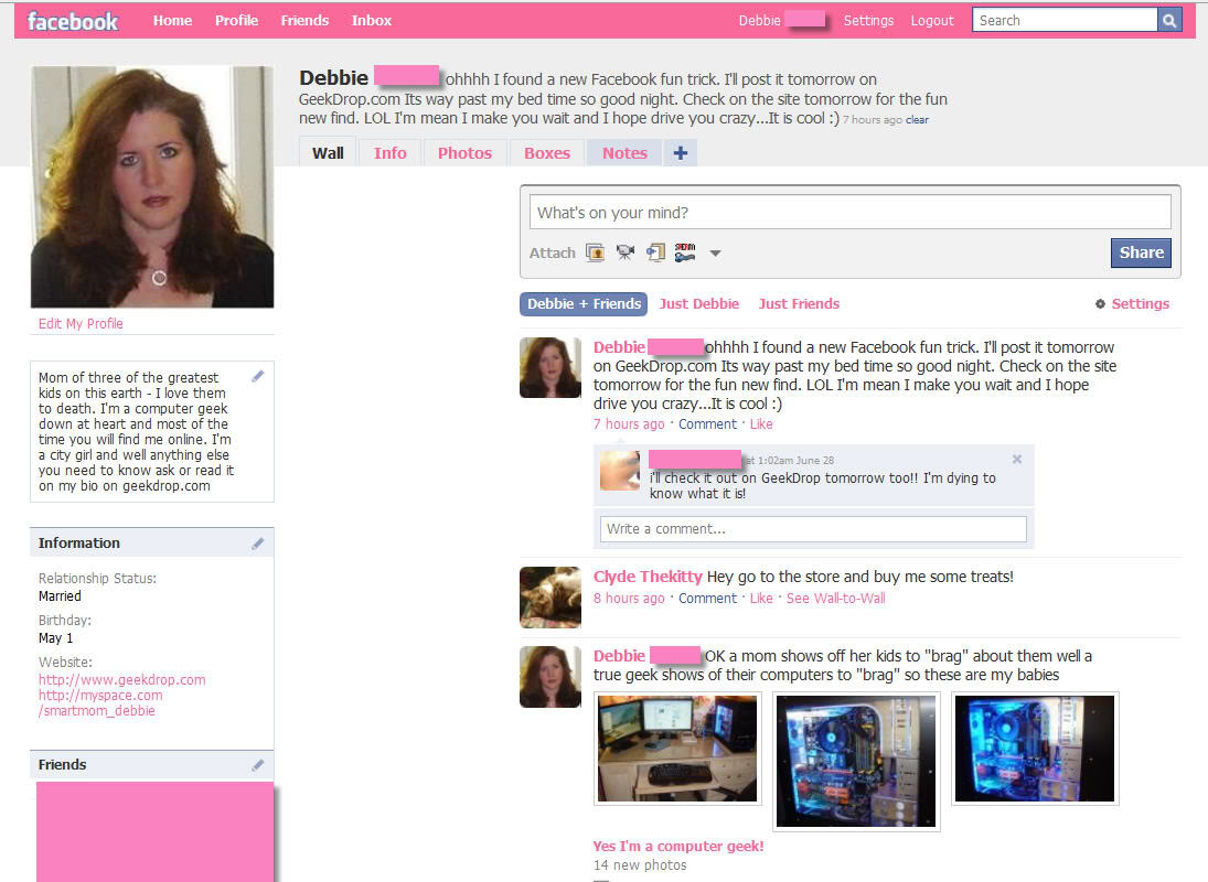 Facebook Pink