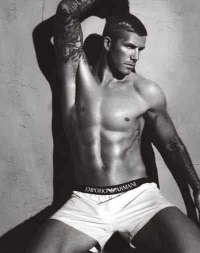 David Beckham Armani Underwear Ad