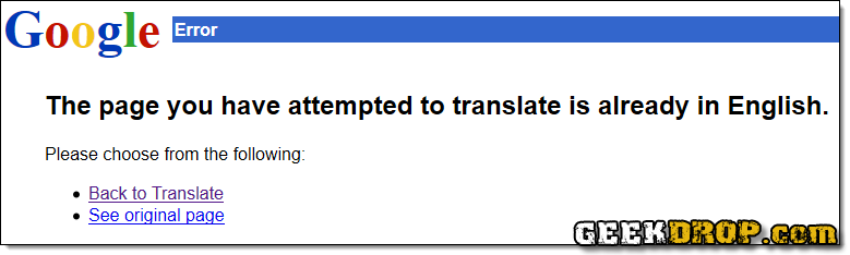 How To Use Google As Free Proxy Translate Error