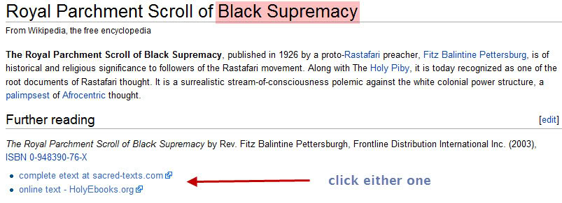 bob Marley black supremacist