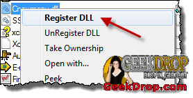 Register DLL Context Menu