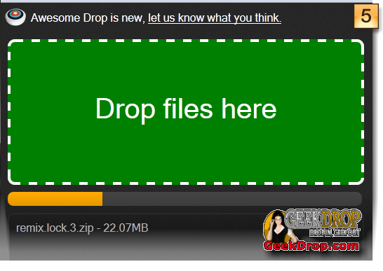  Awesome Drop Tutorial - Transferring Files in web page