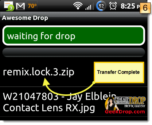  Awesome Drop Tutorial - Transfer Complete!