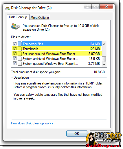 Disk cleanup windows download files где находится