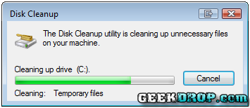 How to run disk cleanup in Windows (Vista, Win 7, etc.) - cleaning
