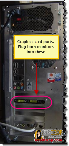 How To Set Up Dual Monitors - Graphics Card