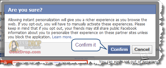 facebook virus instant personalization