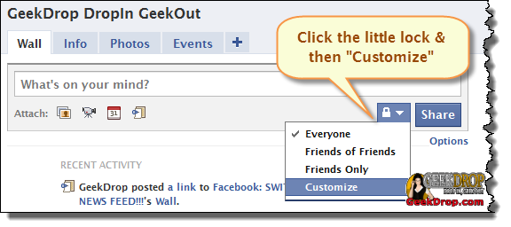 How To Post A Privately To Someone Else's FaceBook Wall