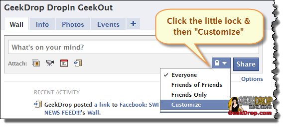 How To Hide FaceBook Wall Posts From Certain People While ...