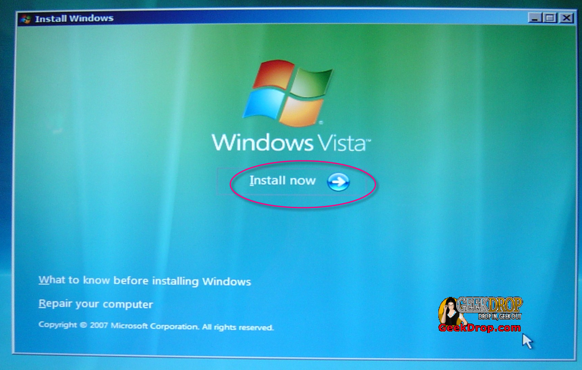 reinstalling windows